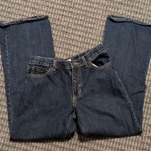 Circo Kids Blue Jeans With Adjustable Waist And Wide Leg.